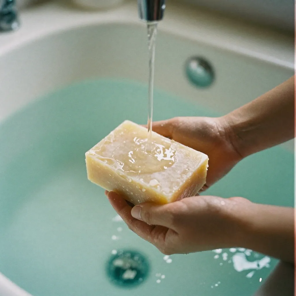 Citroen en pepermunt zeep