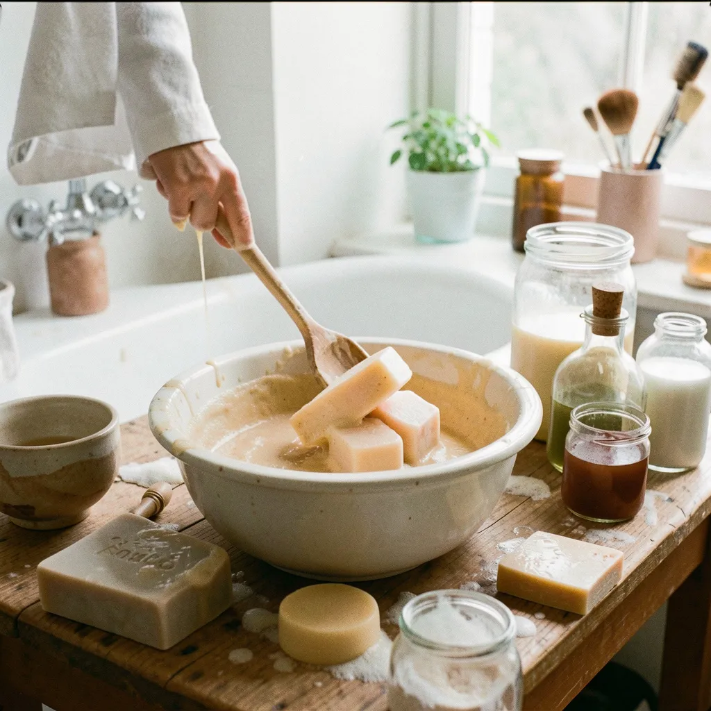 Rozen en vanille zeep